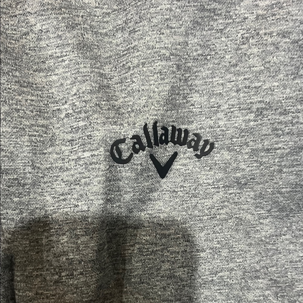 Callaway Heather Gray Performance Pullover - image 3